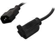 C2G Model 03147 1 ft. 18 AWG Monitor Power Adapter Cord IEC320C14 to NEMA 5 15R