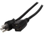 Cables To Go Model 29932 8 ft. 16 AWG Outlet Saver Power Extension Cord NEMA 5 15P to NEMA 5 15R