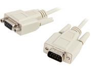 Cables To Go Model 09452 25 ft. DB9 M F Extension Cable Beige