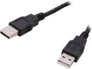 C2G 28106 6.56 ft. USB 2.0 A Male to A Male Cable Black