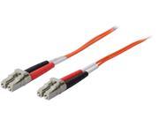 Cables To Go 33028 6.56 ft. LC LC Duplex 50 125 M M Multimode Fiber Patch Cable Orange