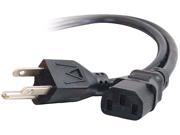Cables To Go Model 29928 8 ft. 16 AWG Universal Power Cord NEMA 5 15P to IEC320C13
