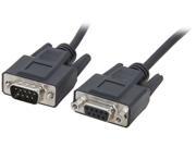C2G Model 52030 6 ft. DB9 M F Extension Cable Black