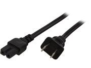 Cables To Go Model 27399 6 ft. 18 AWG 2 Slot Polarized Power Cord NEMA 1 15P to IEC320C7