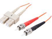 C2G 09128 3.28 ft. SC ST Duplex 62.5 125 Multimode Fiber Patch Cable