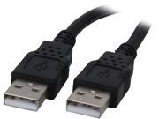 C2G 28105 3.3 ft. 1m 1m USB 2.0 A Male to A Male Cable Black 3.2ft