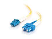 Cables To Go 08356 26.25 ft. LC SC Duplex 9 125 Single Mode Fiber Patch Cable