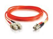 Cables To Go 33018 16.4 ft. LC SC Duplex 50 125 Multimode Fiber Patch Cable