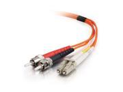 Cables To Go 37402 9.84 ft. LC ST Duplex 50 125 Multimode Fiber Patch Cable