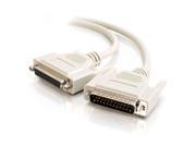 C2G Model 02654 3 ft. DB25 M F Extension Cable