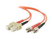 C2G 09130 9.84 ft. SC ST Duplex 62.5 125 Multimode Fiber Patch Cable