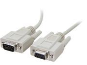 C2G Model 25201 3 ft. DB9 M F Extension Cable Beige