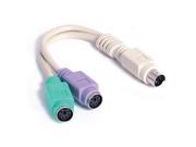 StarTech Model KYC1MF 6 IBM PS 2 Keyboard Mouse Y Splitter Cable
