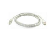 StarTech USBFAB6T 6 ft Clear A to B USB 2.0 Cable M M