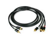 StarTech Model PC2TVSVID10 10 ft. S Video with 3.5 mm to RCA Stereo Audio Video Cable