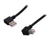 StarTech USB2HAB2RA3 3 ft. A Right Angle to B Right Angle USB Cable