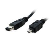 StarTech 139446MM1 1 ft. IEEE 1394 Firewire Cable 4pin 6pin Male Male