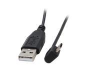 StarTech UUSBHAUB3LA 3 ft. USB A to Left Angle Micro USB B Cable
