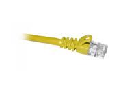 ClearLinks 50FT Cat. 5E 350HMZ Yellow Molded Snagless Patch Cable