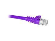 ClearLinks 03FT Cat. 5E 350HMZ Purple Molded Snagless Patch Cable