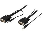 Tripp Lite P504 015 15 ft. HD15M to HD15M SVGA VGA Monitor Cable w Built in Audio connectors