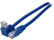 TRIPP LITE N204 003 BL DN 3 ft. Gigabit Right Angle Down to Straight Patch Cable