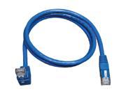 TRIPP LITE N204 005 BL UP 5 ft. Gigabit Up Angle to Straight Patch Cable