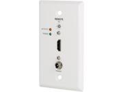 Tripp Lite HDMI Over Cat5/Cat6 Active Extender, Extended Range Wallplate Receiver for Video and Audio, 1080p at 60Hz (B126-1A0-WP-1) Tripp Lite HDMI Over Cat5/Cat6 Active Extender, Extended Range Wallplate Receiver for Video and Audio, 1080p at 60Hz (B126-1A0-WP-1)