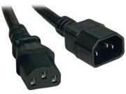 Tripp Lite Model P004 005 13A 5 ft. Black 16AWG SJT 13A 100 250V IEC 320 C14 to IEC 320 C13 Power Cord
