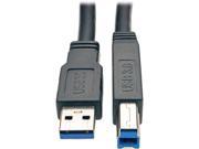 Tripp Lite U328 025 USB 3.0 SuperSpeed Active Repeater Cable AB M M 25 ft.