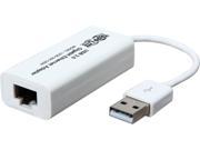 Tripp Lite U236 000 GBW USB 2.0 Hi Speed to Gigabit Ethernet NIC Network Adapter White