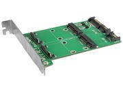 VANTEC UGT-MST210 Multi-size Dual mSATA to Two SATA III Port Converter Kit VANTEC UGT-MST210 Multi-size Dual mSATA to Two SATA III Port Converter Kit
