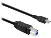 VANTEC CBL 3CB40 3.3 ft. USB 3.1 Type C to B Cable