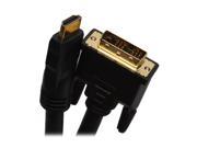 BYTECC HMD 25 25 ft. HDMI High Speed Male to DVI D Male Single Link Cable