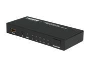 BYTECC HMSW501SM Ultra High Performance 5 Ports HDMI® Amplifier Switcher w Remote Control Intelligent Switch