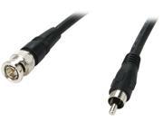 BYTECC BNC RCA 3K 3 ft. BNC to RCA Cable 75 ohm Male to Male Black