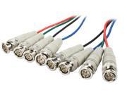 BYTECC 4BNC 6MM 6 ft. 4BNC to 4BNC Cable Male to Male Beige