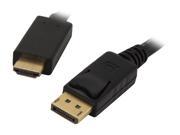 BYTECC DPHM 06 6 ft. Display Port to HDMIÂ® Cable