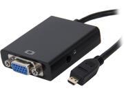 BYTECC HMMICRO VGA005 Micro HDMI Male to VGA Female Adapter Converter with Audio
