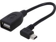 BYTECC MINIUSB OTG 6.25 Black Mini USB To USB Cable