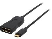 BYTECC UTC DP005MF USB Type C™ to DisplayPort® Adapter Converter By DP Alt Mode USB C to DP 4K2K Resolustion