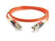 C2G 13502 79 2 m USA Made LC LC Duplex 62.5 125 Multimode Fiber Patch Cable