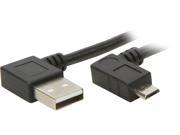 C2G 28113 3.28 ft USB 2.0 A Right Angle Male to Micro USB B Right Angle Male Cable
