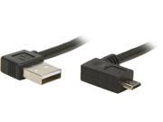 C2G 28115 9.8 ft USB 2.0 A Right Angle Male to Micro USB B Right Angle Male Cable
