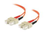 Cables To Go 09167 32.81 ft. SC SC Duplex 62.5 125 Multimode Fiber Patch Cable