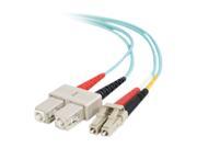 C2G 33052 6.56 ft. 10 Gb LC SC Duplex 50 125 Multimode Fiber Patch Cable