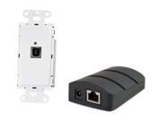 C2G 53878 Trulink USB 2.0 Superbooster Wall Plate Transmitter to Dongle Receiver Kit