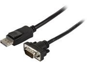 Tripp Lite P581 010 VGA 10 ft. DisplayPort to VGA Cable Displayport with Latches to HD 15 Adapter