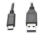 Tripp Lite USB 3.1 Gen 1 5 Gbps Cable USB Type C USB C to USB Type A M M 3 ft. U428 003