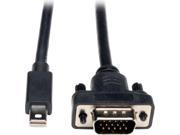Tripp Lite P586 010 VGA V2 10 ft. Mini DisplayPort 1.2 to VGA Active Adapter Cable Mini DP to HD15 M M 1920x1200 1080p